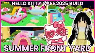 Roblox - Hello Kitty Cafe Summer Camp Outdoor Build Tour!