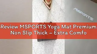 Review MSPORTS Yoga Mat Premium Non Slip Thick &ndash; Extra Comfortable Exercise Mat for Home Workouts, P