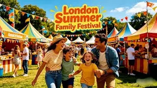 Summer Festival London | Grand Eid Fair 2025 | Street Food | London Walk | Exploring wisdom