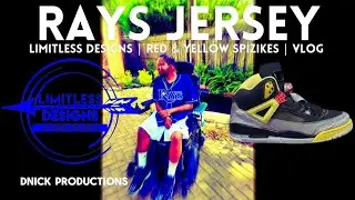 Rays Jersey | Limitless Designs | Red & Yellow Spizikes | Vlog #fyp #music #vloglife #instadaily