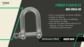 Boat Forged D Shackle 956-01040-00