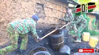 Смотрите крупнейший рейд по борьбе с незаконным производством пива в Западной Кении — уничтожено ...