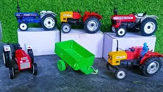 Big Swaraj Tractor Mahindra Tractor Sonalika Tractor unboxing video l Makmud Toys