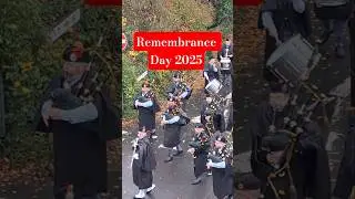 #november 9th #2025 #remembrance #day in #uk #england #traditions  #remembranceday #parade #bagpipe