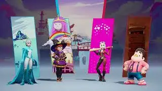 MultiVersus before Shutdown - Arena with friends - Raven, Velma, Harley Queen, Aquaman and others.