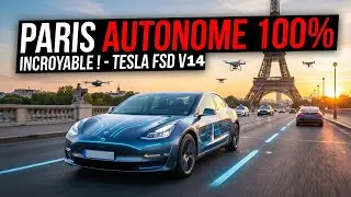 Faire Confiance &agrave; une Tesla 100% Autonome dans PARIS ?
