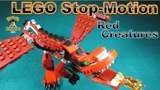 Lego Stop Motion #17 - Red Creatures - 3-in-1 - LEGO 31032