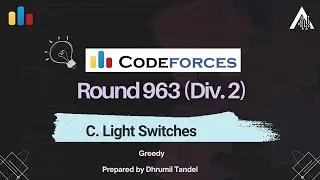 Codeforces Round 963 C - Light Switches | Detailed Video Editorial