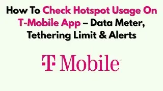 Как проверить использование точки доступа в приложении T-Mobile: счётчик данных, лимит раздачи и ...