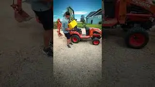 Tuff Jug Ripper Cap filling Kubota BX25D