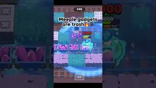 Meeple gadget💀🔥🤫 #brawlstars #brawlstarsshorts #newbrawler #meeple #brawlstarsglitches #shorts #edit