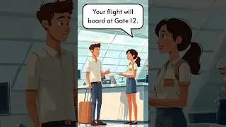 At the Airport | Beginner English Speaking Practice #english #learnenglish #englishlearning #airport