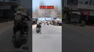 Perjalanan touring pake moge r6 #shorts