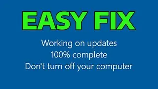 *NEW UPDATED* How To Fix Windows Update Stuck At Random Percentage %