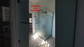 frameless shower glass cubicle