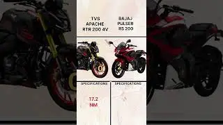 🚀 Street Fighter vs Track Beast &ndash; RTR 200 4V 🆚 RS 200 🔥 #apachertr #TVS #BAJAJ# RS200 #bikelovers