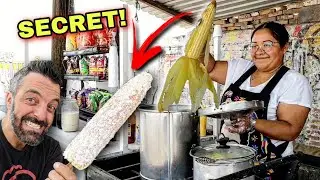 This Street Corn Has A SECRET!! - Esquites Mexicanos - Mexican Street Food Elotes