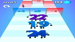 Number Merge Warriors _ Making an army of numbers in run only maths mode gameplay