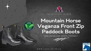 Mountain Horse Veganza Front Zip Paddock Boots - 100% Vegan and Animal Friendly!