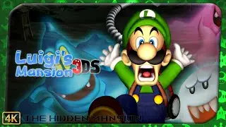Luigi's Mansion 3DS Remake ⁴ᴷ The Hidden Mansion 100% (All Platinum Portraits, S Rank) Both screens