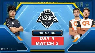 PMCO India Semi - Finals Day 4 match 3 | Fall Split | PUBG MOBILE CLUB OPEN 2020