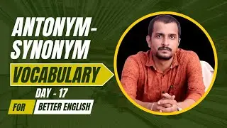 Vocabulary | Beginners to the best | Day - 17 | Competitive English | Live | B. K. Singh..