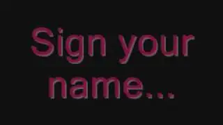 Night Shift- Sign your name