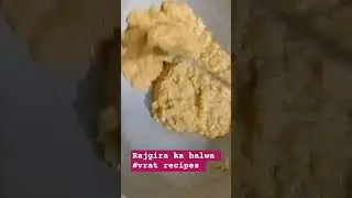 Farali Rajgira Atta Sheera Recipe #recipe #cooking #halwarecipe #vratrecipe #faralirecipes #upvas