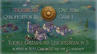 Voobly Champions League 3, Qual., R2 - TIGERBOSS vs. ONU_Sensuy, G1 - Age of Mythology: The Titans