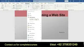 Exp19_Word_Ch04_ML1_Web_Design | Exp19 Word Ch04 ML1 Web.docx _ Mylab_Word_Docx