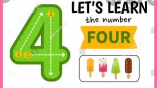 Let's learn about " Number 4"