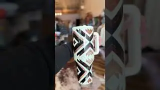 Western Chevron Tumbler #tumbler #waterbottle #westernboutique #westernfinds #chevron #accented