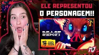 Apenas um react | Inosuke - Respira&ccedil;&atilde;o da besta | Tk Raps (Demon Slayer) #10