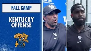 Kentucky football's offense talks Fall Camp, Season preparation