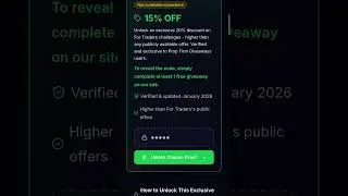 FOR TRADERS GIVEAWAY + DISCOUNT CODE (2026) | FREE FOR TRADERS CHALLENGE & COUPON #propfirm