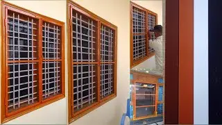 Mosquito sleek fly openable windows complete details measurement and installation #india #home #door