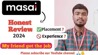 Masai School Honest Review & Job Placement Experience| Real Success Story of My Friend Job Placement