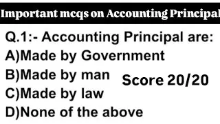 Jkssb Important mcqs on Accounting Principal #2026#Score 20/20 FAA exam