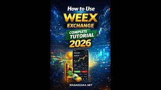 WEEX Exchange A to Z Tutorial | Step-by-Step Guide 2026. #waqarzaka #Weex #trading #crypto #godzilla