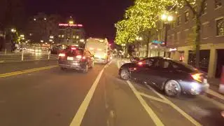 [4K] Friday Night Ride from Davis Square Somerville MA to Fenway Park Boston MA