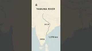 India ki 10 Sabse Lambi Nadiyan (Verified Government Data!) #shorts