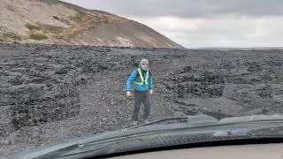 *DRIVING on NEW SUNDHNUKUR LAVA*, SW Iceland #offroad #adventure #lava #travel #geology #volcano