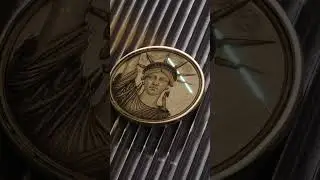 Statue of Liberty Coin Embossing with LaserPecker LP5🗽✨