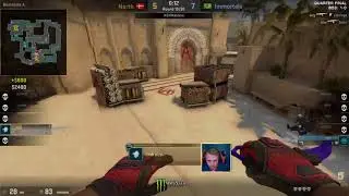 Dreamhack CS GO: aizy clutch vs Immortals