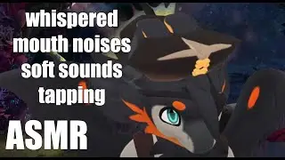 [furry ASMR] Test Drive 🖤🧡🤍 (mouth sounds | tapping | random objects and sounds | fan white noise)