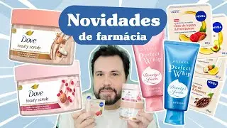 NOVIDADES DE FARM&Aacute;CIA Esfoliante Dove Beauty Scrub Sabonete Nivea Natureza Senka Lan&ccedil;amentos Beleza