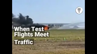Flying Car Demo Ends in Mid-Air Crash and Fiery Plunge