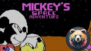 Mickey's Space Adventure (1984) Introduction and Demo in BEAR-O-VISION&trade; (MS-DOS) (4K)