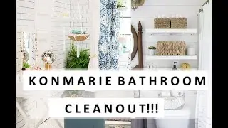 Konmarie Bathroom CLEANUP!!!!