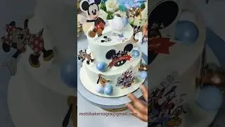 4 घंटे  aur 2 टीयर  cake 🤔🤞🤞🤷 #mickeymouse #trendingshorts #viralreels #agradiary